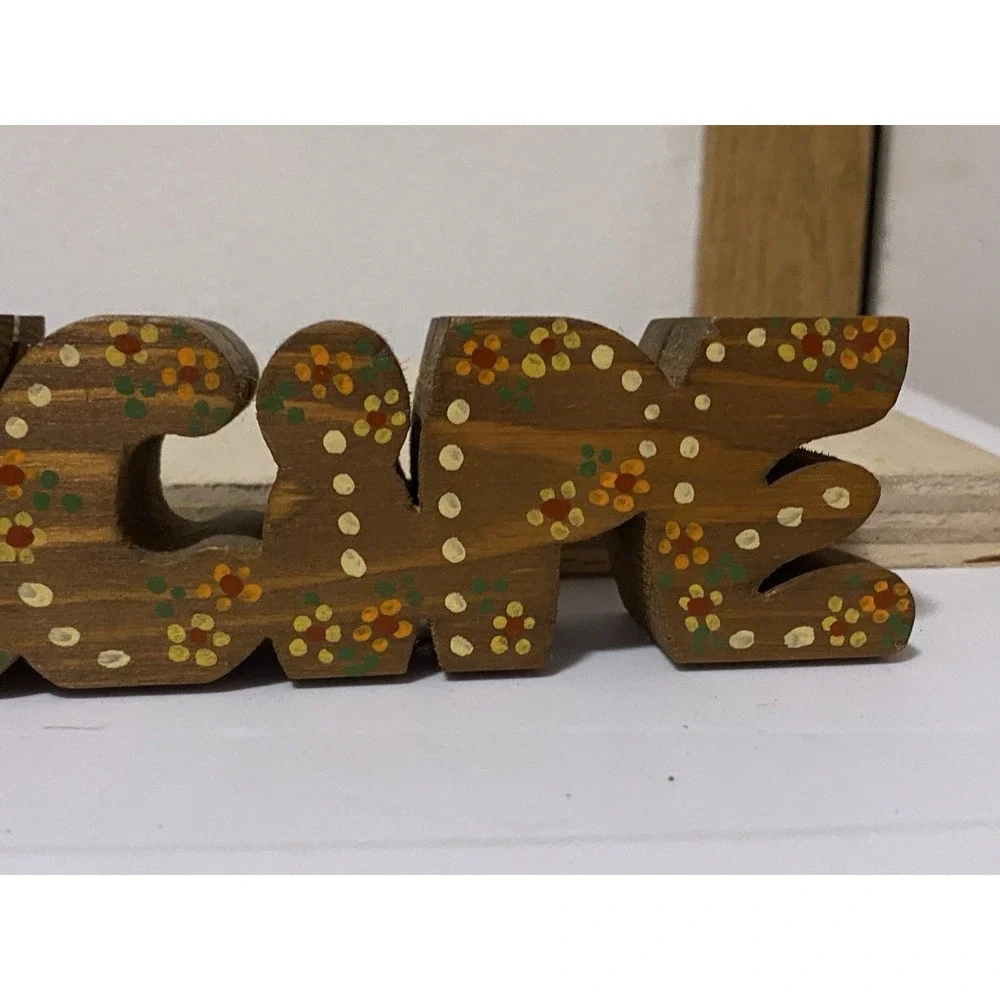 Vintage Handpainted Recipie Holder